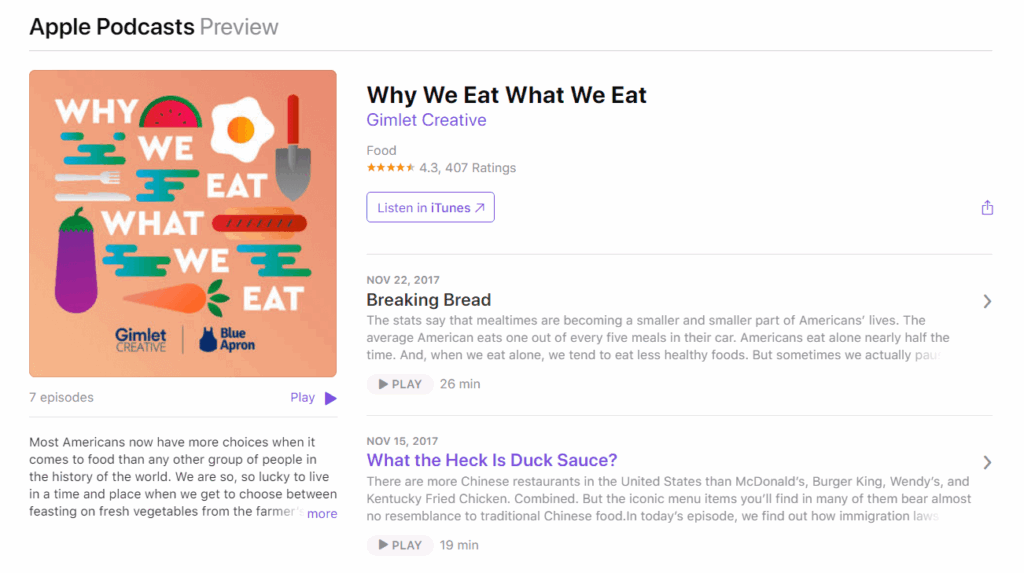 Почему мы едим то, что мы едим