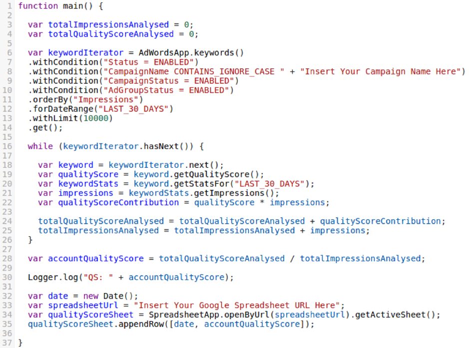 Пример скрипта